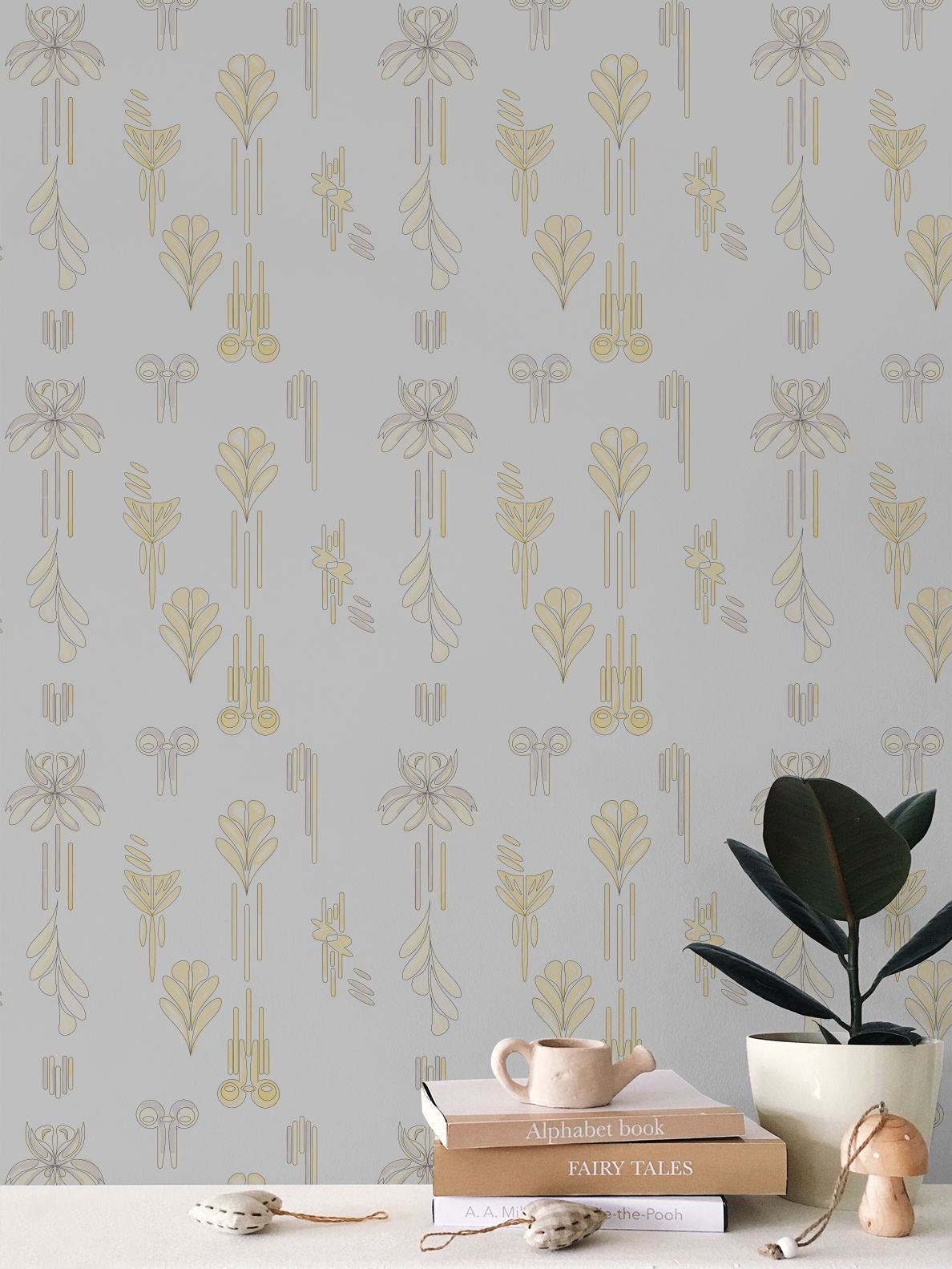 Behang Mineral Gray