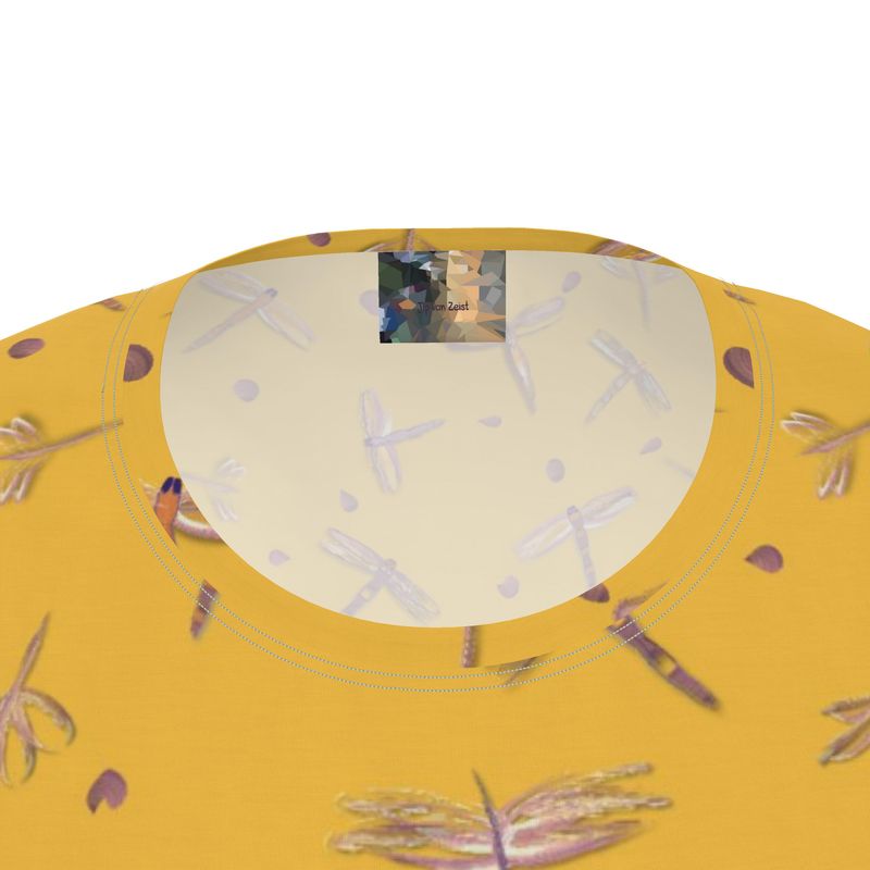Dames T-shirt Yellow Ocher
